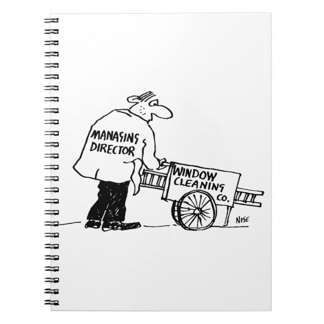 Cuaderno Limpiador de ventanas con carro de limpieza de ven (Frente)