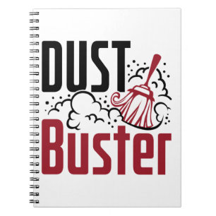 Cuaderno Limpieza de la casa de limpieza Lady Dust Buster