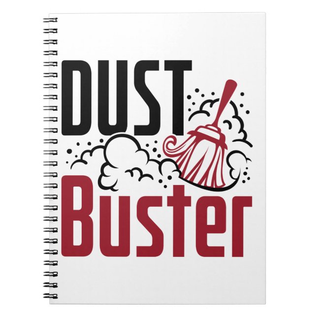 Cuaderno Limpieza de la casa de limpieza Lady Dust Buster (Frente)