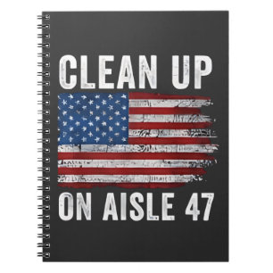Cuaderno Limpieza De La Impresión De Aisle 47 Camisas 47 An