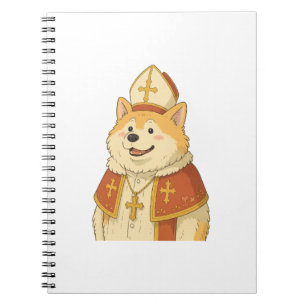 Cuaderno Lindo Akita Papa - Diseño Divertido de Perro