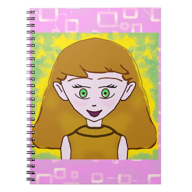 Cuaderno Lindo Alegre Rosa (Frente)
