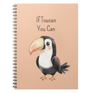 Cuaderno Lindo animal de ave tucán