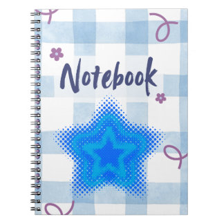 Cuaderno lindo de estrella azul ⭐💙✨