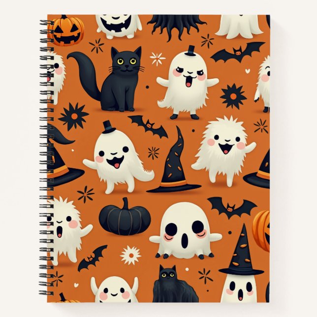 cuaderno lindo de halloween (Anverso)