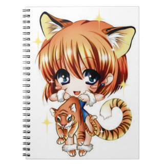 Cuaderno lindo del amor del tigre