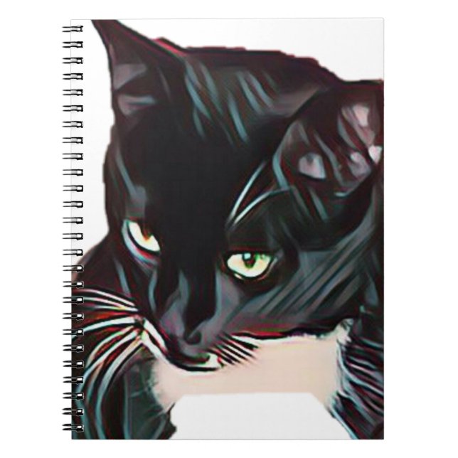 Cuaderno lindo del gato negro (Frente)