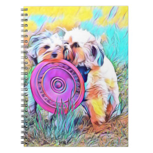 Cuaderno lindo del perro