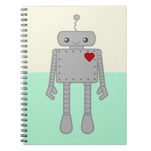 Cuaderno lindo del robot