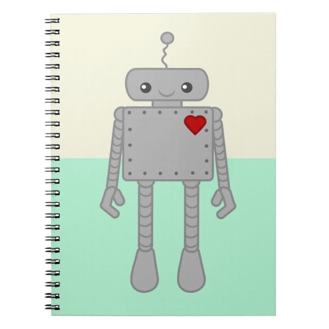 Cuaderno lindo del robot (Frente)
