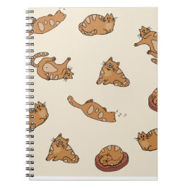 Cuaderno lindo gato mascota amante gato mamá diseño