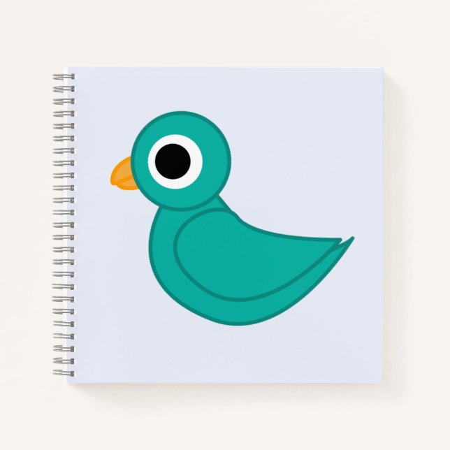 Cuaderno Lindo pájaro azul (Anverso)