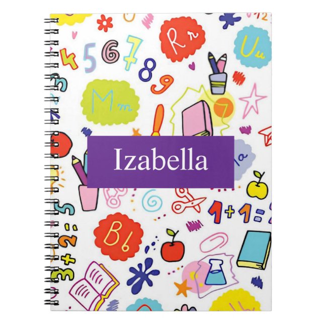 Cuaderno Lindo primer día de escuela  (Frente)