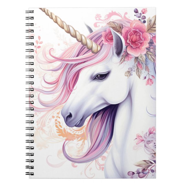Cuaderno Lindo Unicornio Mágico (Frente)