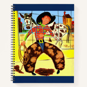 Cuaderno lindo vaquero