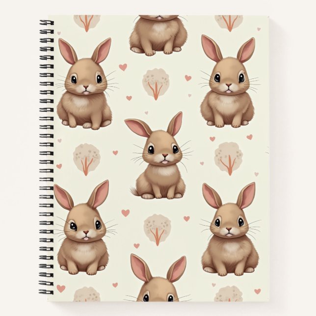Cuaderno lindos conejitos (Anverso)