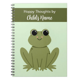 Cuaderno Lindos Pensamientos Felices de Rana Verde Personal