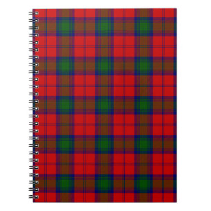 Cuaderno Lindsay tartan green platillo rojo
