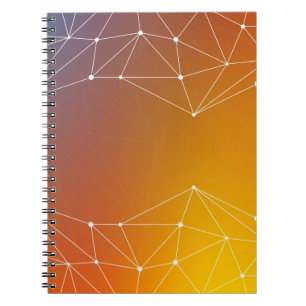 Cuaderno Línea abstracta de fondo