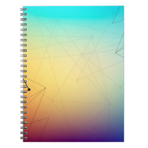 Cuaderno Línea abstracta de fondo