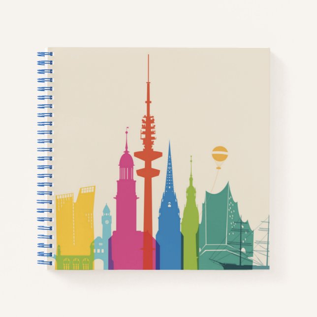 Cuaderno Línea aérea alemana de Hamburgo (Anverso)