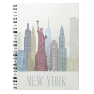 Cuaderno Línea aérea de Nueva York