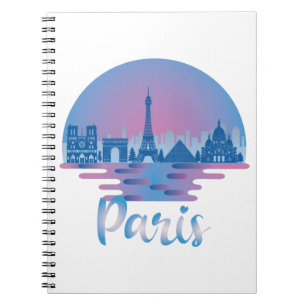Cuaderno Línea aérea de París - Francia Travel
