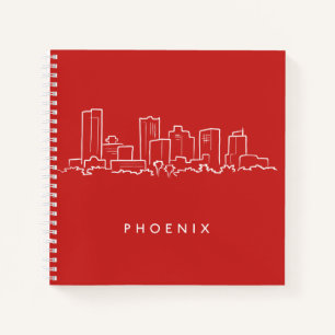 Cuaderno Línea aérea de Phoenix Arizona