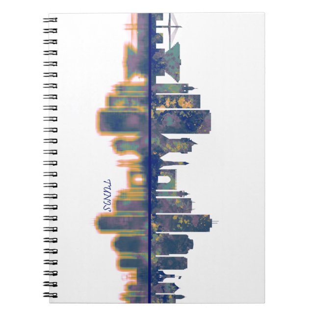 Cuaderno Línea aérea de Túnez (Frente)