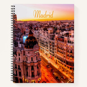 Cuaderno Línea aérea del Capitolio de Madrid