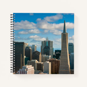 Cuaderno Línea aérea del distrito financiero de San Franc