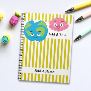 Cuaderno Línea Blanco-Amarillo Vara de Oro•Escuela•Personal