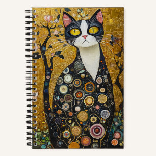 Cuaderno Línea celeste en oro