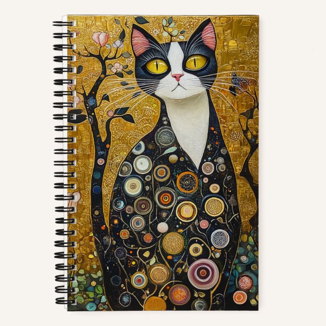 Cuaderno Línea celeste en oro (Anverso)