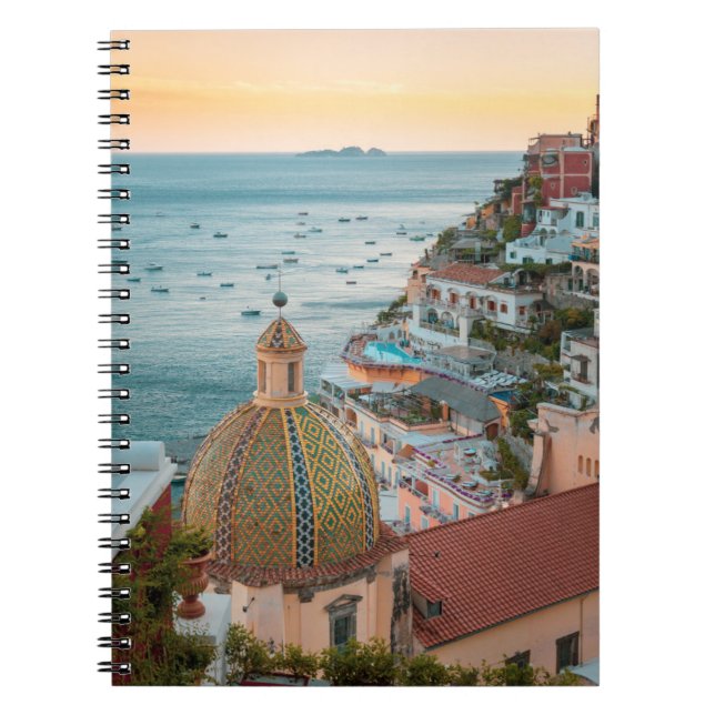 Cuaderno Línea costera | Positano, Costa Amalfitana, Italia (Frente)