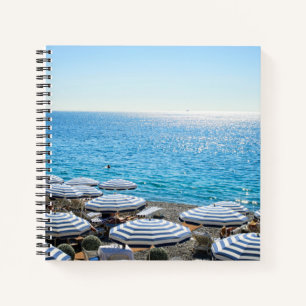 Cuaderno Línea costera Riviera francesa, Niza Francia