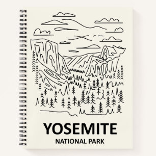Cuaderno Línea de Arte del Parque Nacional Yosemite