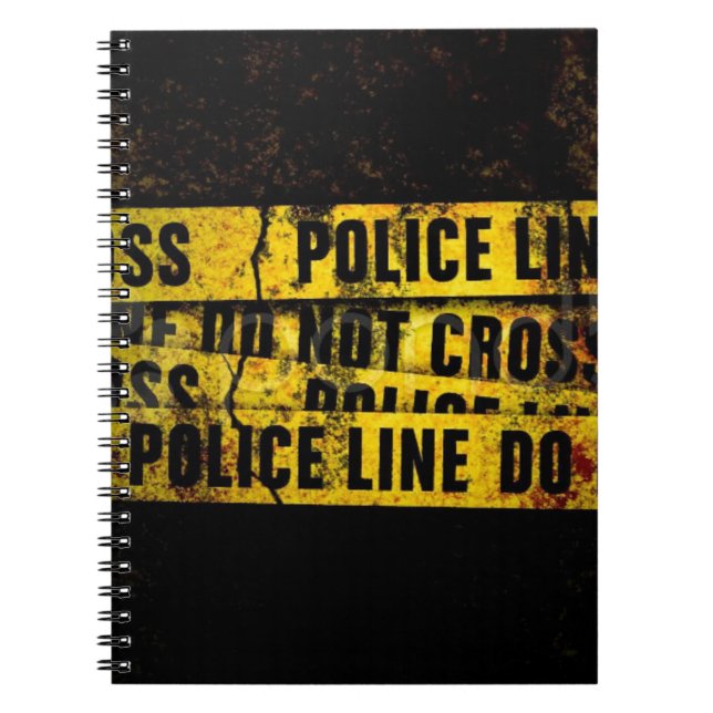 Cuaderno Línea de policía (Frente)