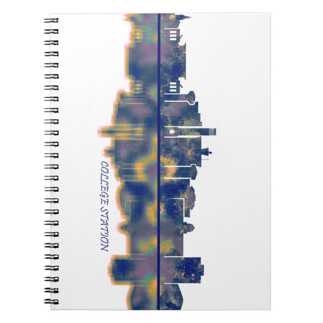 Cuaderno Línea de Skyline de la Estación de Colegio (Frente)