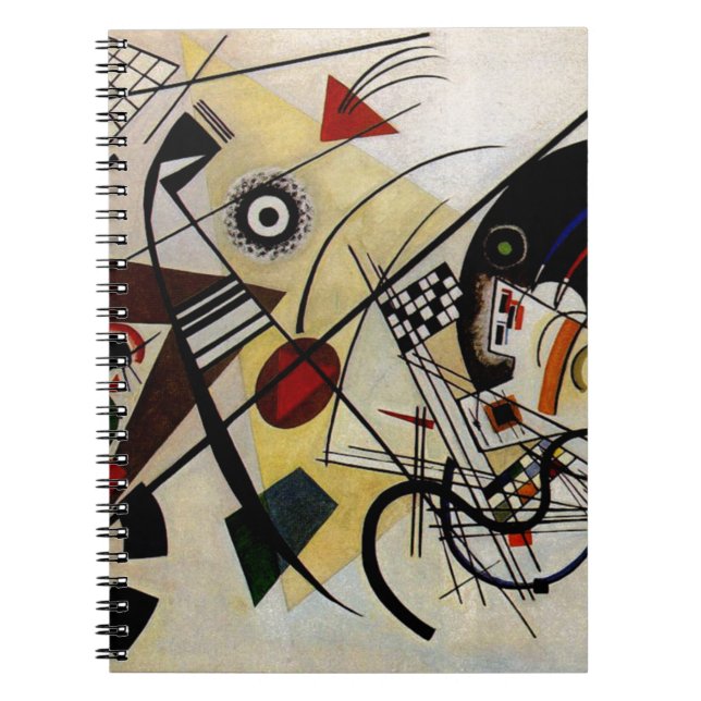 Cuaderno Línea transversal ininterrumpida de Kandinsky (Frente)