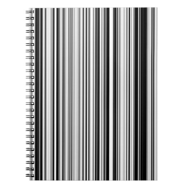 Cuaderno Líneas blancos y negros (Frente)