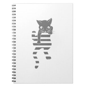 Cuaderno Líneas de página de escalado de gatos - Elegir col