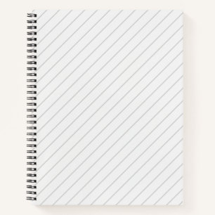 Cuaderno Líneas diagonales delgadas