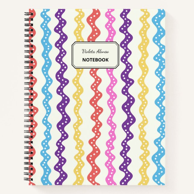 Cuaderno Lineas multicolores (Anverso)