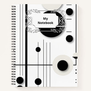 Cuaderno Líneas sinfónicas del círculo geométrico minimalis