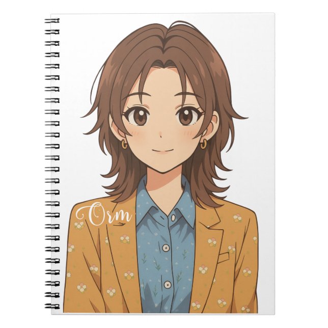 Cuaderno LingOrm, Orm Kornaphat Anime Illustration (Frente)