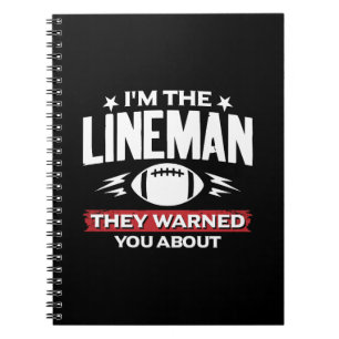 Cuaderno Liniero de Fútbol Americano Del Que Te Advirtieron