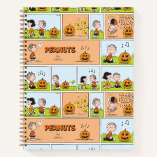 Cuaderno Linus & Lucy   Cantando Jack-O-Lantern