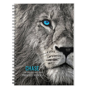 Cuaderno Lion Chase Your Dreams