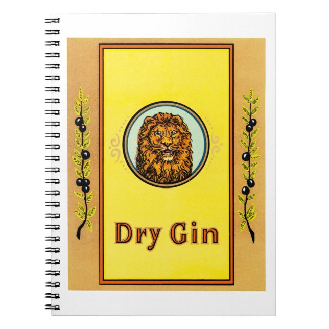 Cuaderno Lion Dry Gin (Frente)
